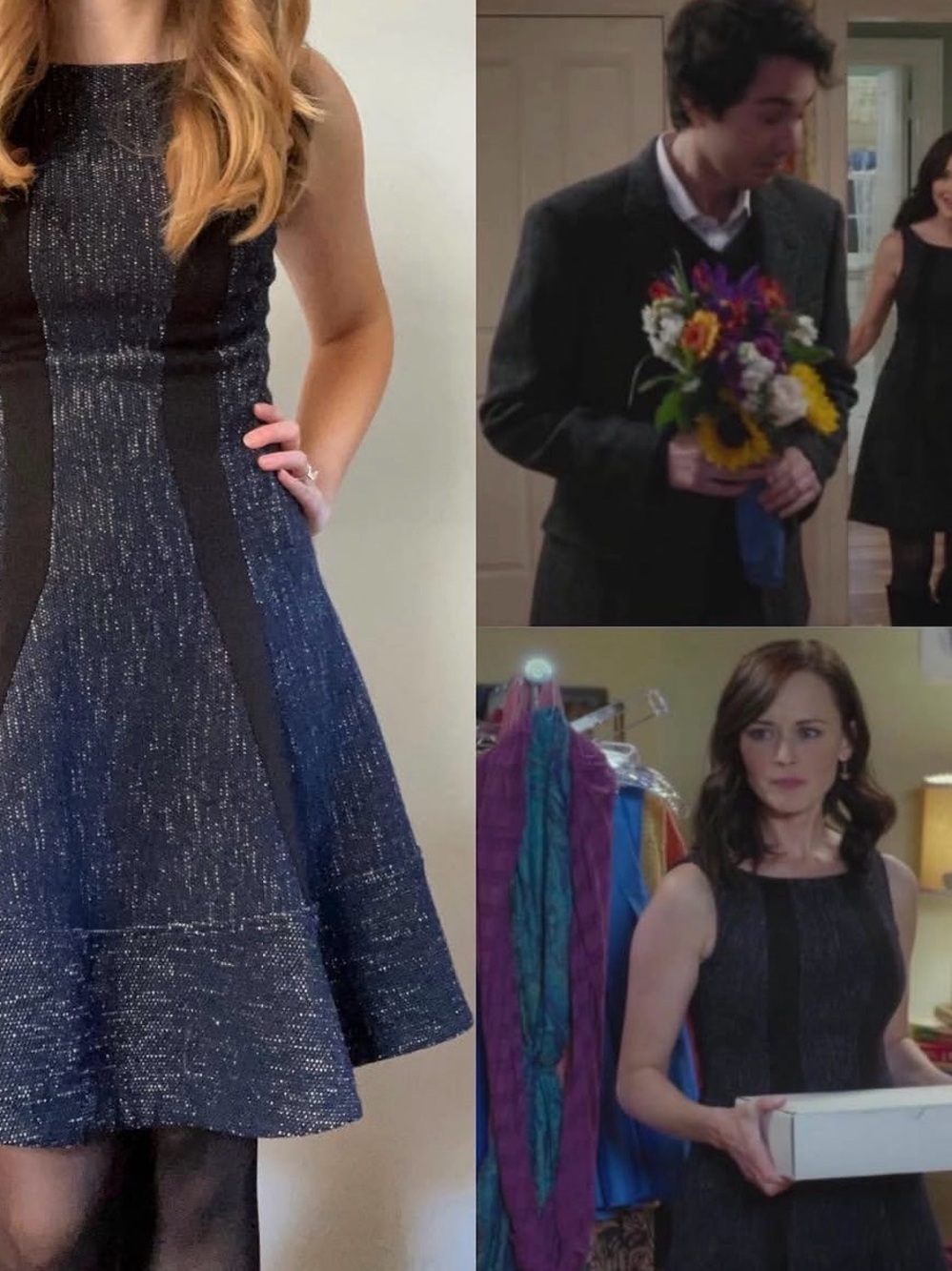 Black and Navy Dress ASO Gilmore Girls